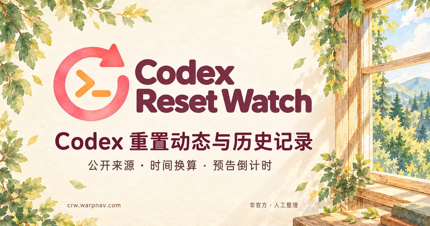 Codex Reset Watch screenshot